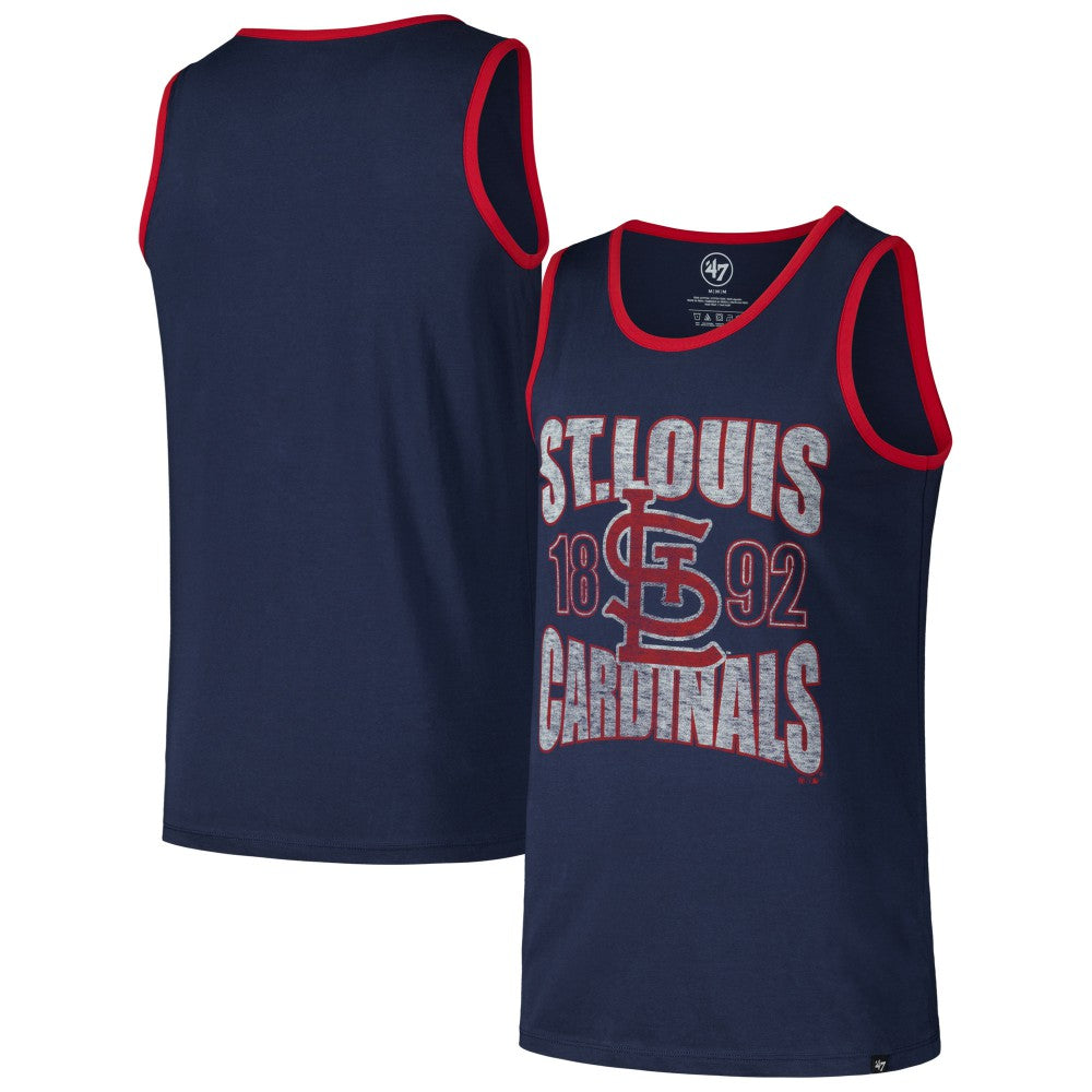 St. Louis Cardinals Upload Franklin Tank Top Navy | 47 brand