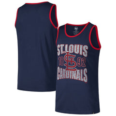 St. Louis Cardinals Upload Franklin Tank Top Navy | 47 brand