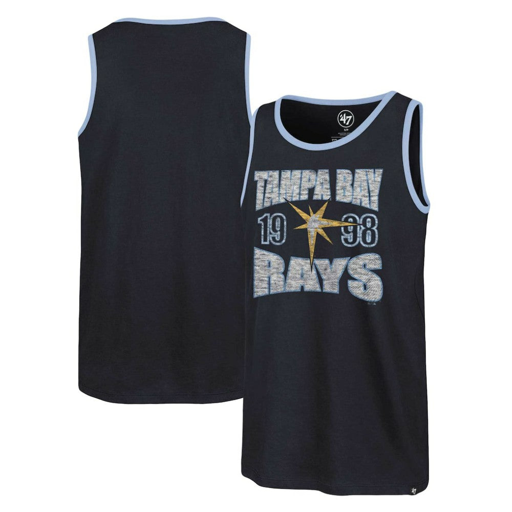 Tampa Bay Rays Upload Franklin Tank Top Navy | 47 brand