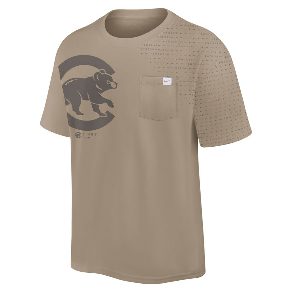 Chicago Cubs Statement Max90 Pocket T-Shirt Khaki | Nike