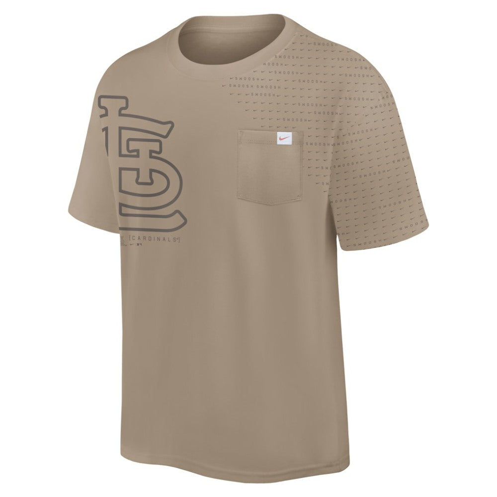 St. Louis Cardinals Statement Max90 Pocket T-Shirt Khaki | Nike