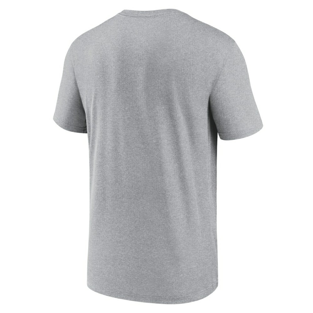 St. Louis Cardinals Arch Baseball Stack Performance T-Shirt Heather Charcoal | Nike