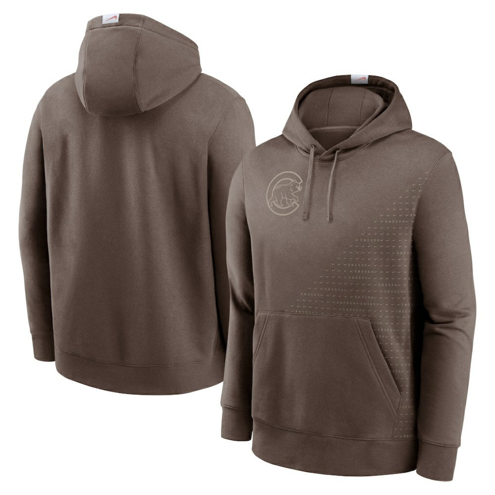 Chicago Cubs Statement Pullover Hoodie Light Brown | Nike