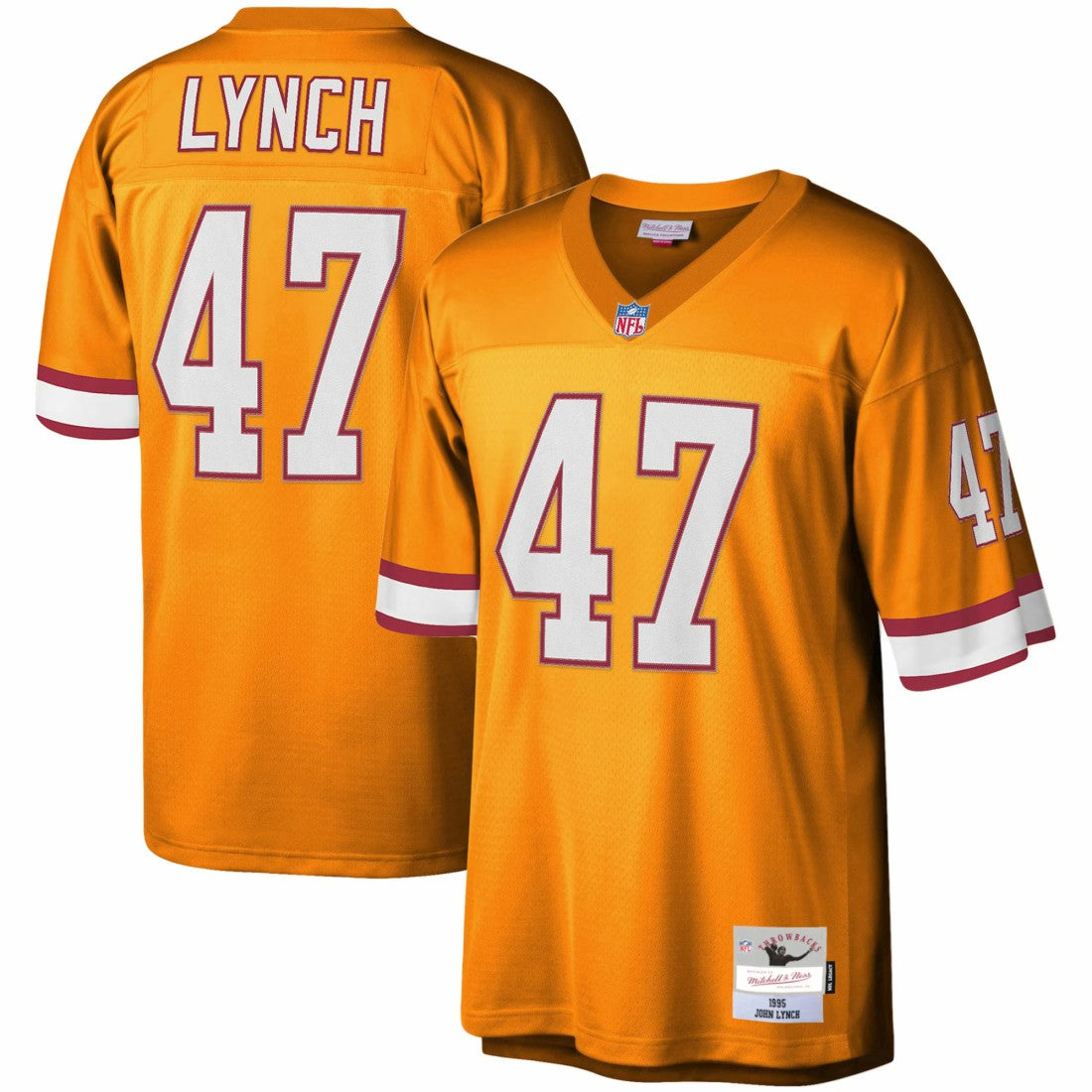 John Lynch Tampa Bay Buccaneers Big & Tall 1995 Legacy Retired Player Jersey - Orange cheap