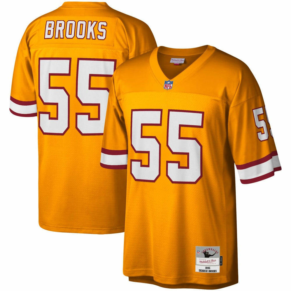 Derrick Brooks Tampa Bay Buccaneers Big & Tall 1995 Legacy Retired Player Jersey - Orange on sale