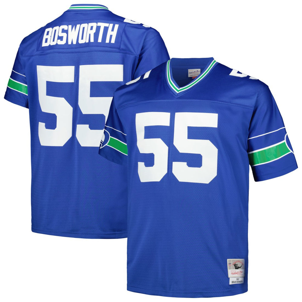 Brian Bosworth Seattle Seahawks Big & Tall 1987 Legacy Retired Player Jersey - Royal sale