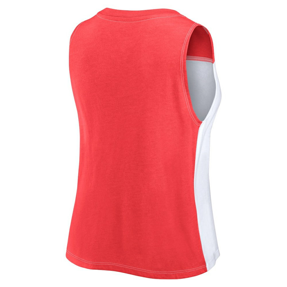 Philadelphia Phillies Women's Color-Block Tank Top Red/White