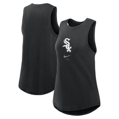 Chicago White Sox Women's Legacy Icon High Neck Dri-FIT Tank Top Black | Nike