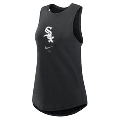 Chicago White Sox Women's Legacy Icon High Neck Dri-FIT Tank Top Black | Nike