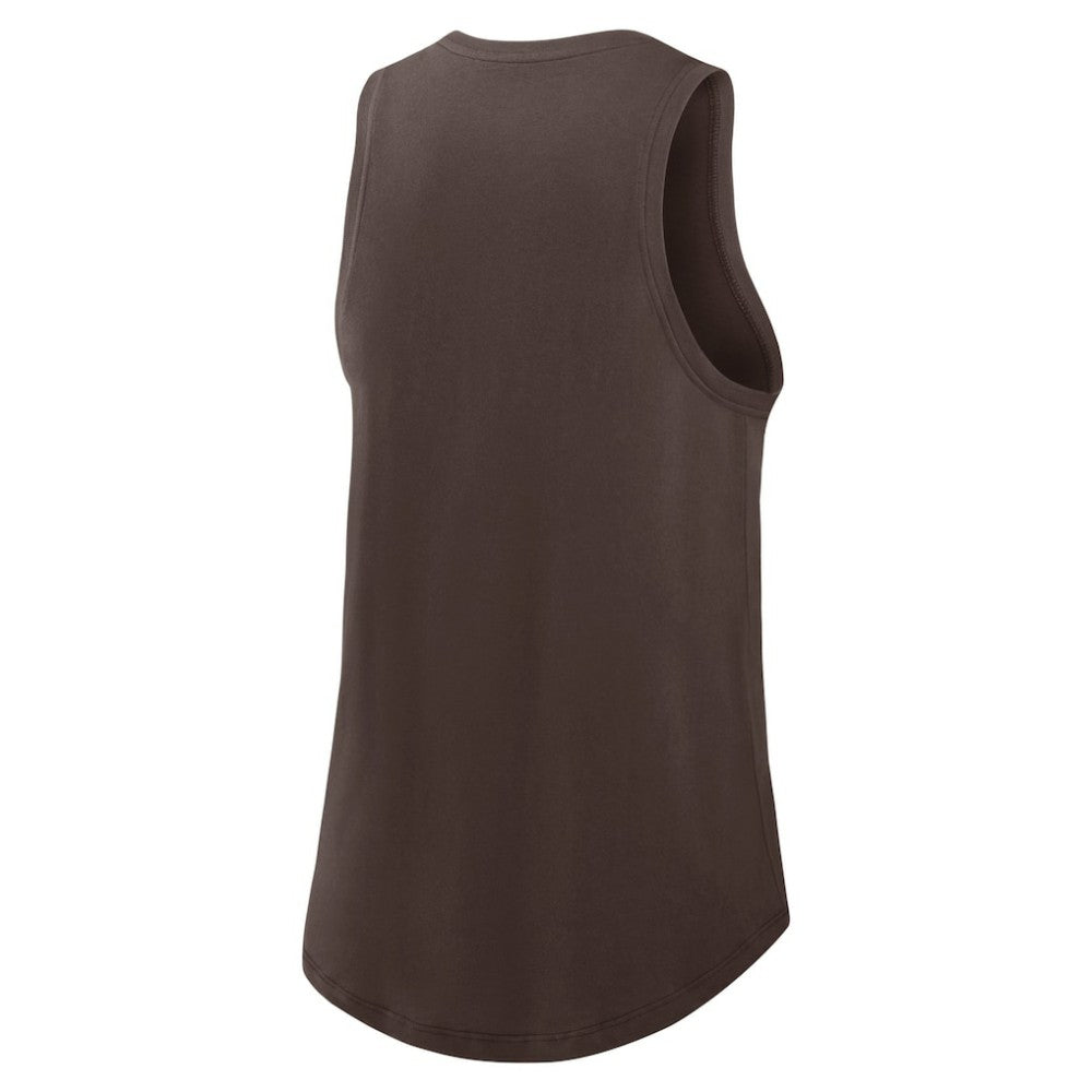 San Diego Padres Women's Legacy Icon High Neck Dri-FIT Tank Top Brown | Nike