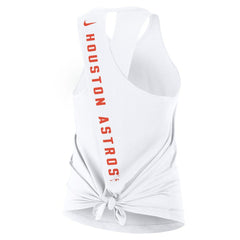 Houston Astros Women's Open-Back Crisscross Dri-FIT Tank Top White | Nike