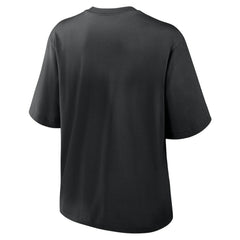 Chicago White Sox Women's Knockout Boxy T-Shirt Black | Nike