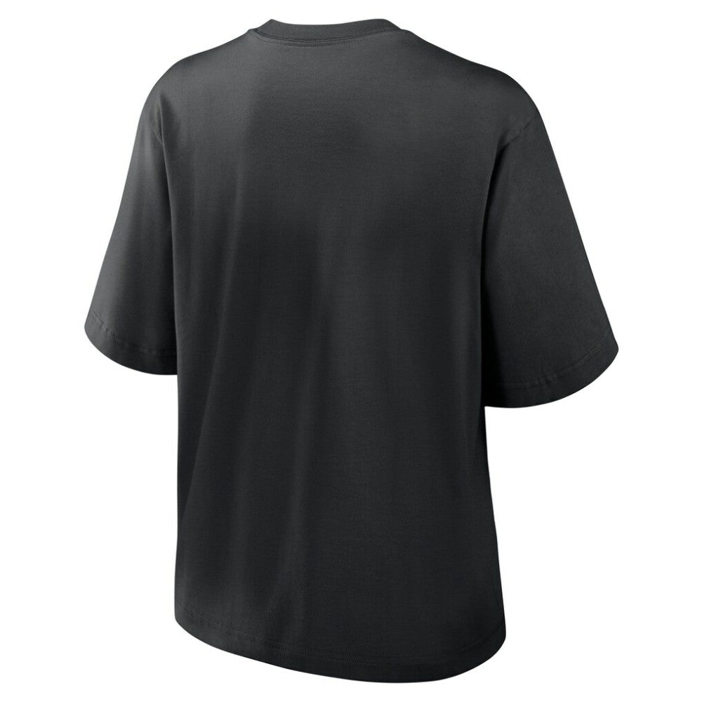San Francisco Giants Women's Knockout Boxy T-Shirt Black | Nike