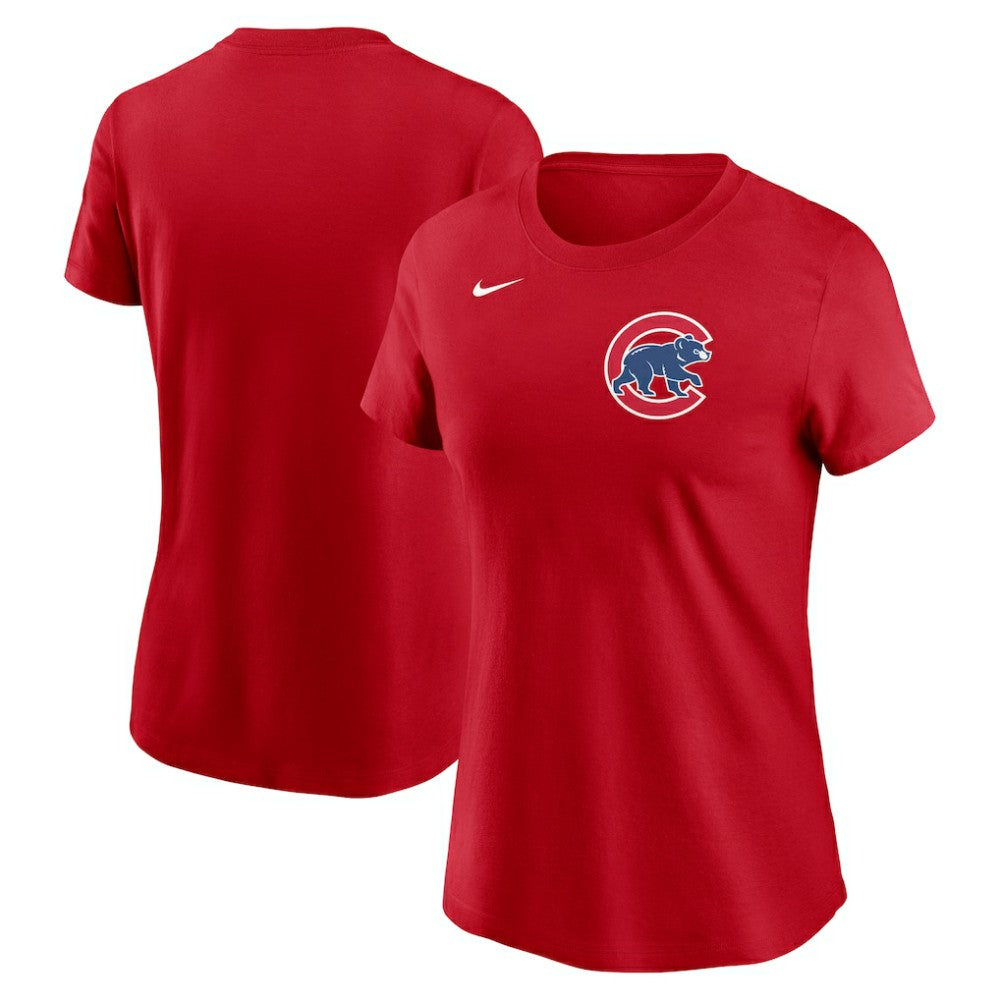Chicago Cubs Women's Wordmark T-Shirt Red | Nike