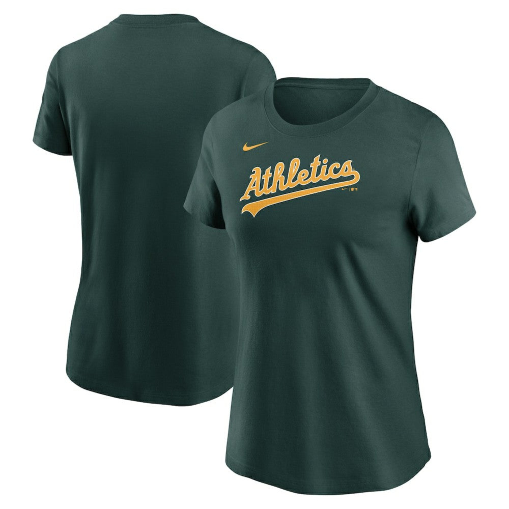 Athletics Women's Wordmark T-Shirt Green | Nike