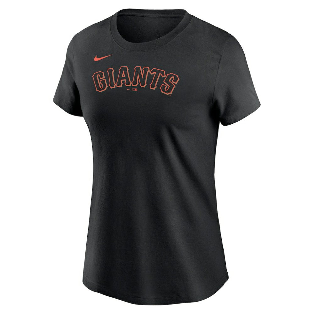 San Francisco Giants Women's Wordmark T-Shirt Black | Nike