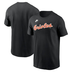 Baltimore Orioles Cooperstown Collection Wordmark T-Shirt Black | Nike