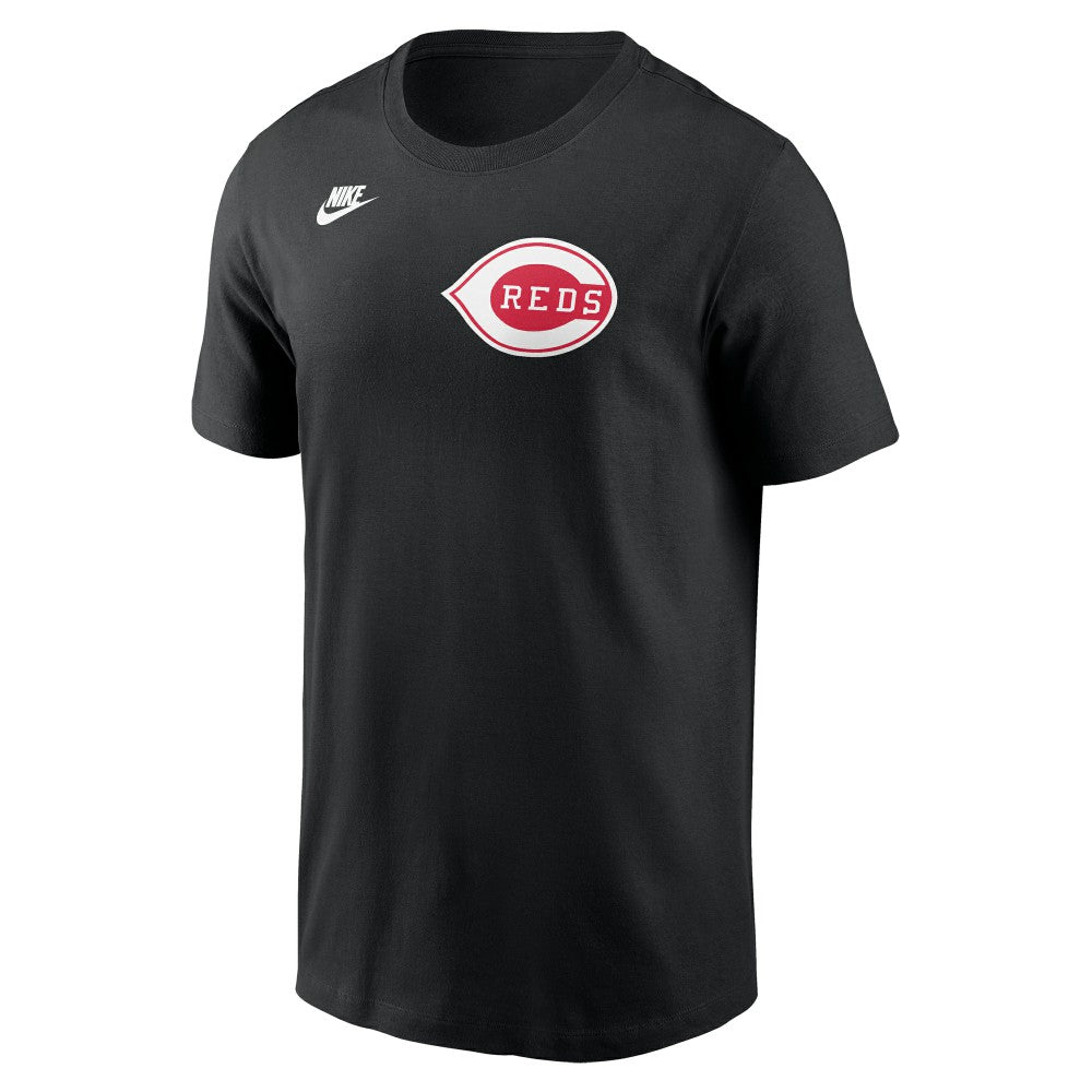 Cincinnati Reds Cooperstown Collection Wordmark T-Shirt Black | Nike