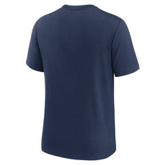 Chicago White Sox Cooperstown Collection Arch Tri-Blend T-Shirt Navy | Nike