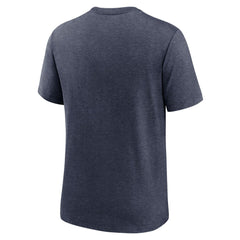 Minnesota Twins Cooperstown Collection Local Stack Tri-Blend T-Shirt Heather Navy | Nike