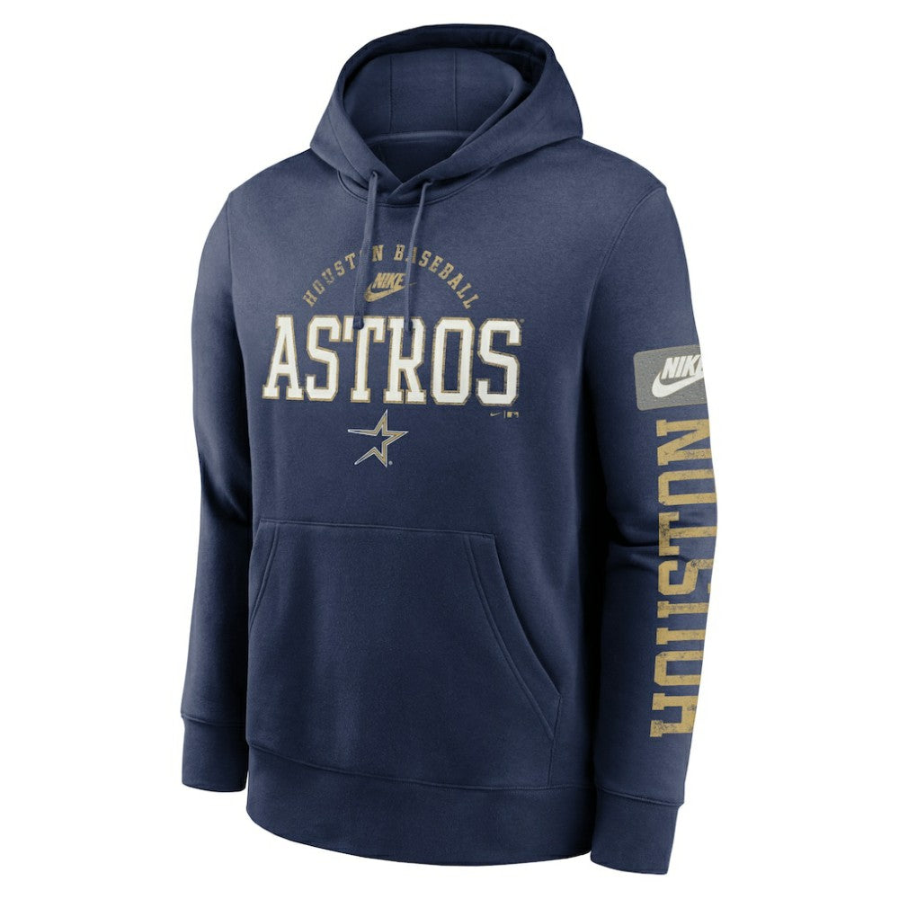 Houston Astros Cooperstown Collection Splitter Club Fleece Pullover Hoodie Navy | Nike