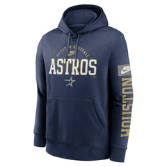 Houston Astros Cooperstown Collection Splitter Club Fleece Pullover Hoodie Navy | Nike