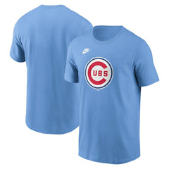 Chicago Cubs Cooperstown Collection T-Shirt Light Blue | Nike