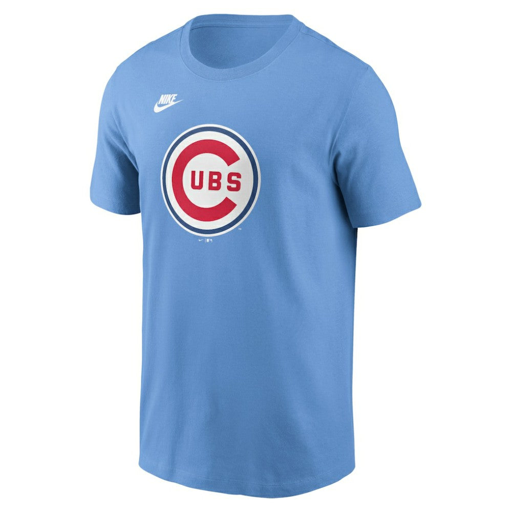 Chicago Cubs Cooperstown Collection T-Shirt Light Blue | Nike