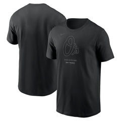 Baltimore Orioles City Connect Large Logo T-Shirt Black | Nike