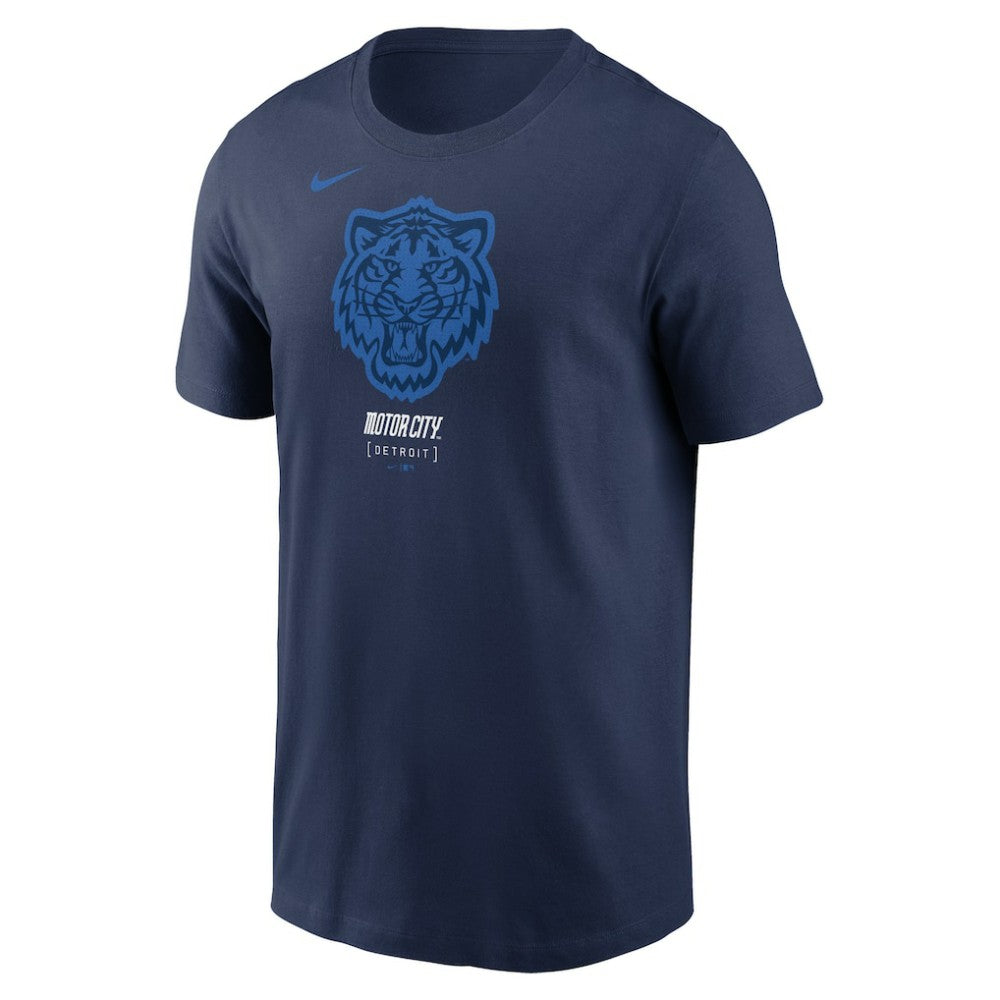 Detroit Tigers 2024 City Connect Large Logo T-Shirt Navy | Nike