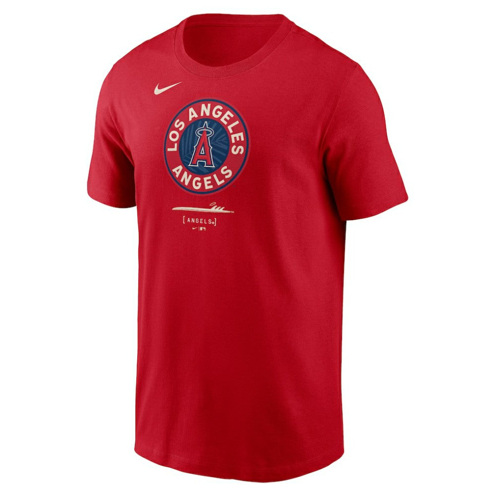 Los Angeles Angels City Connect Large Logo T-Shirt Red | Nike