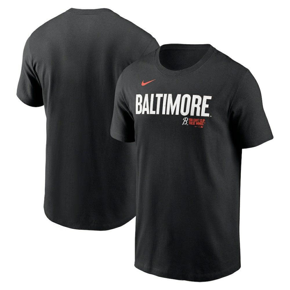 Baltimore Orioles City Connect Wordmark T-Shirt Black | Nike