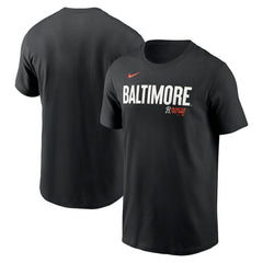 Baltimore Orioles City Connect Wordmark T-Shirt Black | Nike