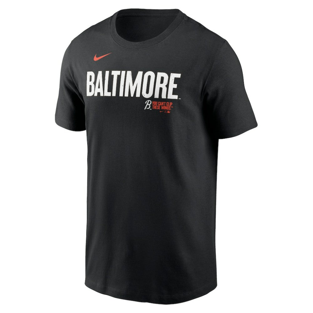 Baltimore Orioles City Connect Wordmark T-Shirt Black | Nike