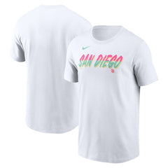 San Diego Padres City Connect Wordmark T-Shirt White | Nike