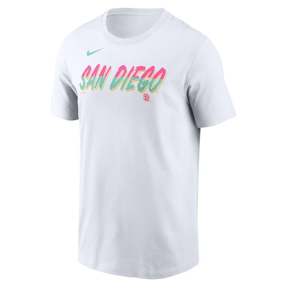 San Diego Padres City Connect Wordmark T-Shirt White | Nike