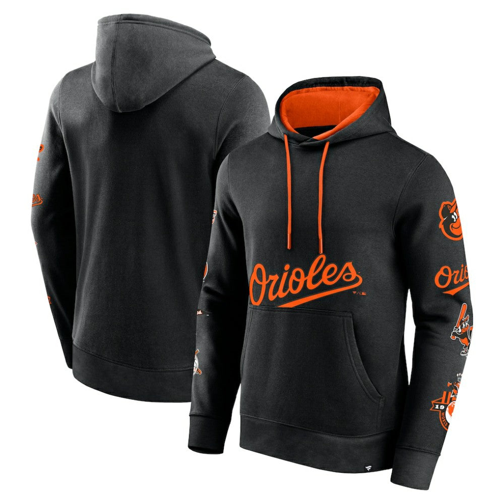Baltimore Orioles Wild Winner Pullover Hoodie Black