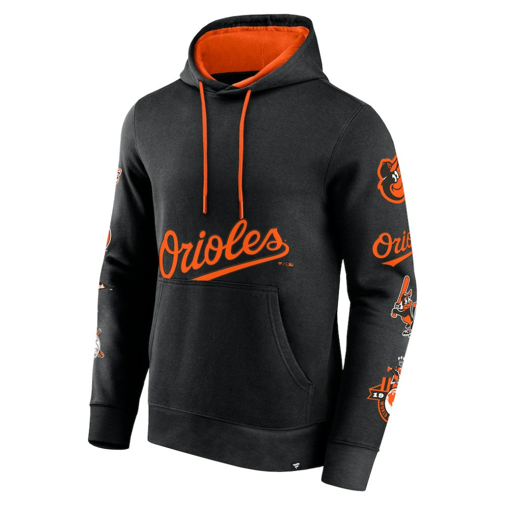 Baltimore Orioles Wild Winner Pullover Hoodie Black
