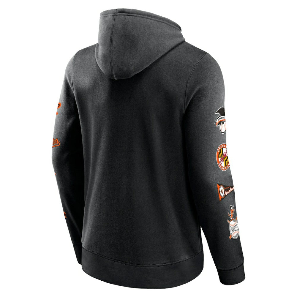 Baltimore Orioles Wild Winner Pullover Hoodie Black