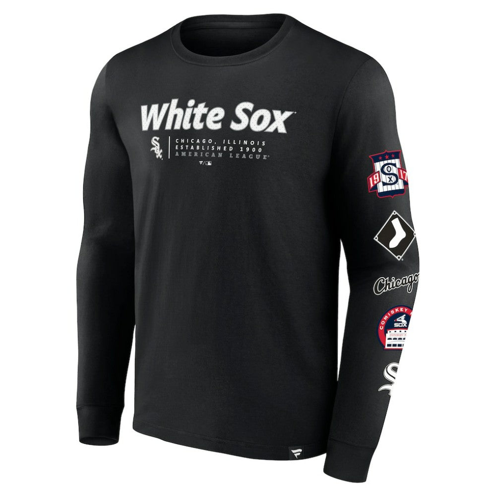 Chicago White Sox Strike the Goal Long Sleeve T-Shirt Black