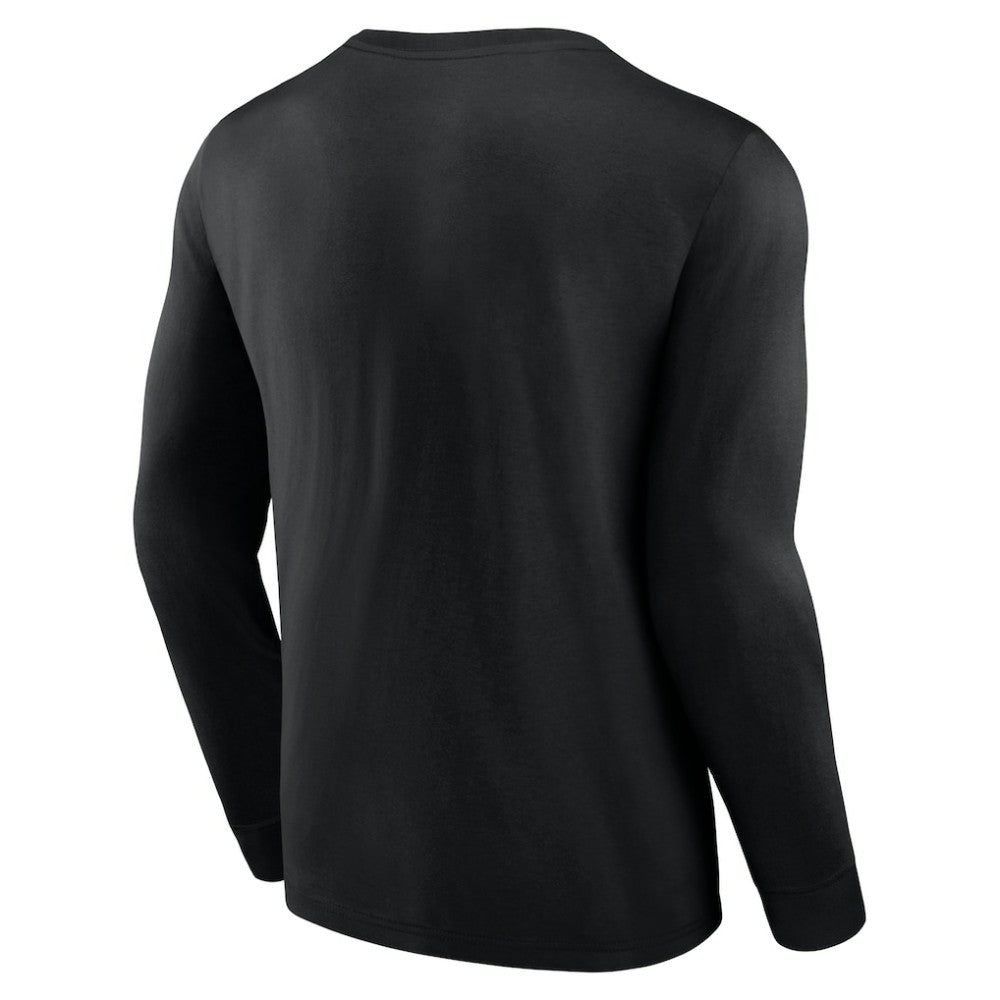 Miami Marlins Strike the Goal Long Sleeve T-Shirt Black
