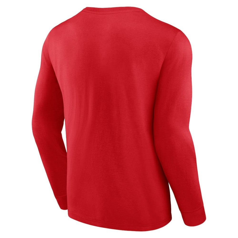 St. Louis Cardinals Strike the Goal Long Sleeve T-Shirt Red