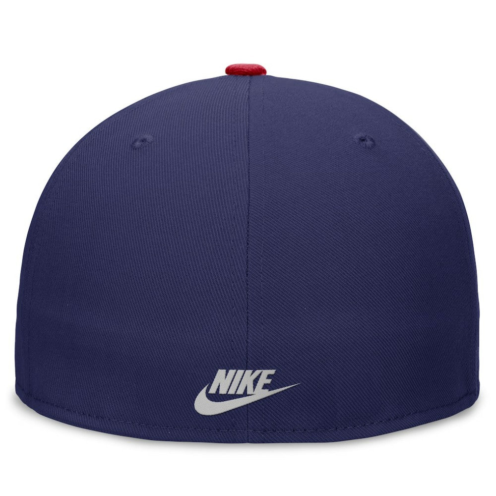 Atlanta Braves Rewind Cooperstown True Performance Fitted Hat Royal/Red | Nike