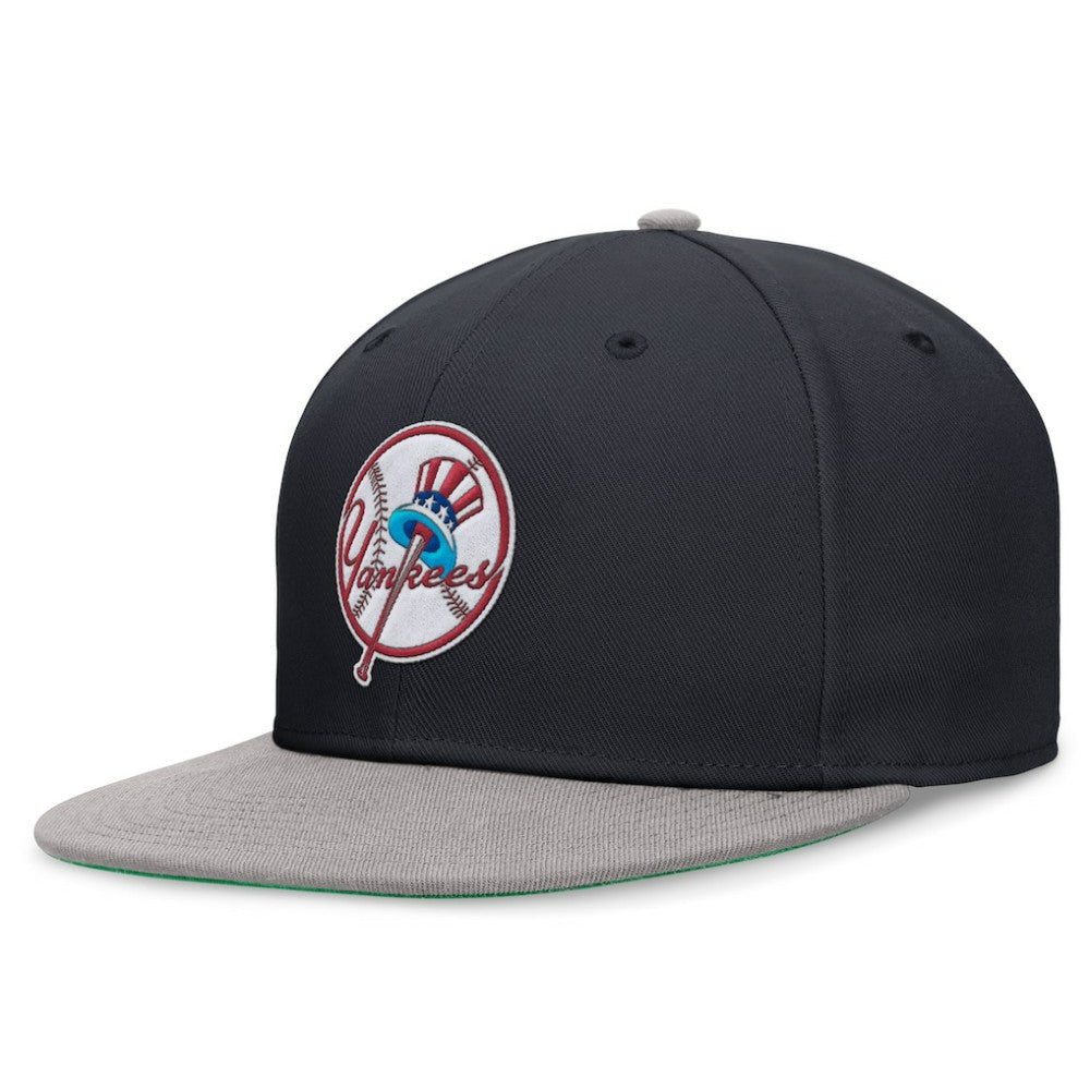 New York Yankees Rewind Cooperstown True Performance Fitted Hat Navy/Gray | Nike