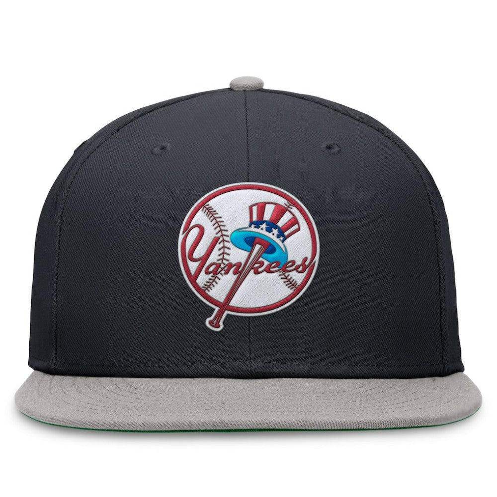 New York Yankees Rewind Cooperstown True Performance Fitted Hat Navy/Gray | Nike