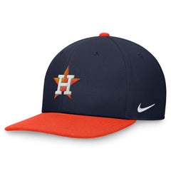Houston Astros Two-Tone Snapback Hat Navy/Orange | Nike