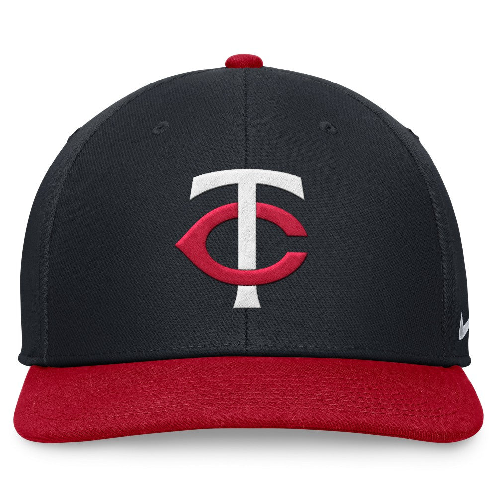 Minnesota Twins Two-Tone Snapback Hat Navy/Red | Nike