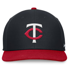 Minnesota Twins Two-Tone Snapback Hat Navy/Red | Nike