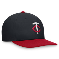 Minnesota Twins Two-Tone Snapback Hat Navy/Red | Nike
