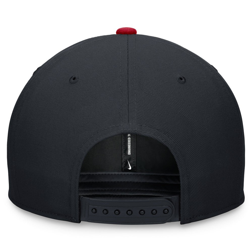 Minnesota Twins Two-Tone Snapback Hat Navy/Red | Nike